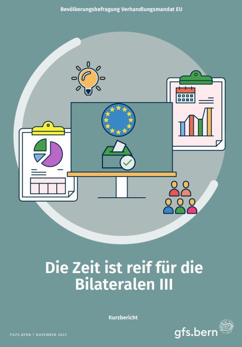 Titelbild der Umfrage «Die Zeit ist reif für die Bilateralen III»
