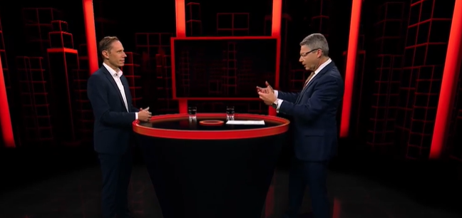CEO Talk: Martin Spieler im Gespräch mit Michael Hübner im Fernsehstudio