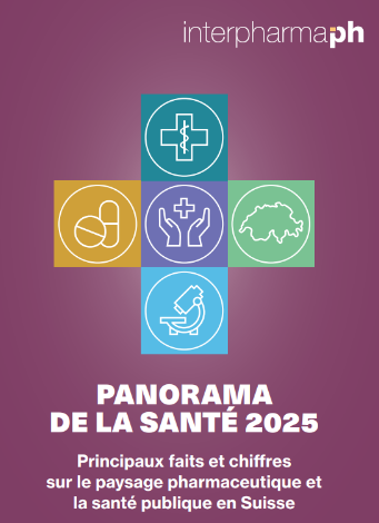 Titelbild der Interpharma-Publikation «Panorama de la santé 2025» (französische Version)