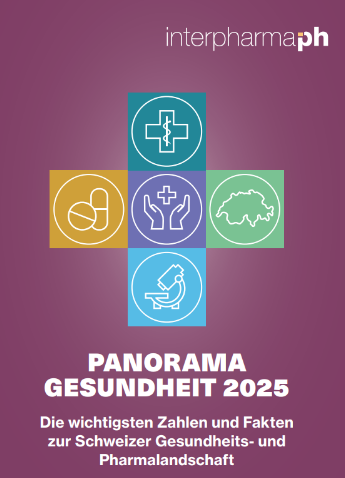 Titelbild der Interpharma-Publikation «Panorama Gesundheit 2025»