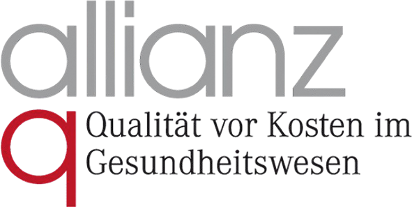 Logo Allianz Q: Qualität vor Kosten im Gesundheitswesen